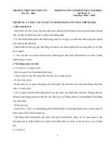 Đề cương ôn tập Học kì 2 Lịch sử 11 năm 2024–2025 trường THPT Đào Sơn Tây (TP Hồ Chí Minh)